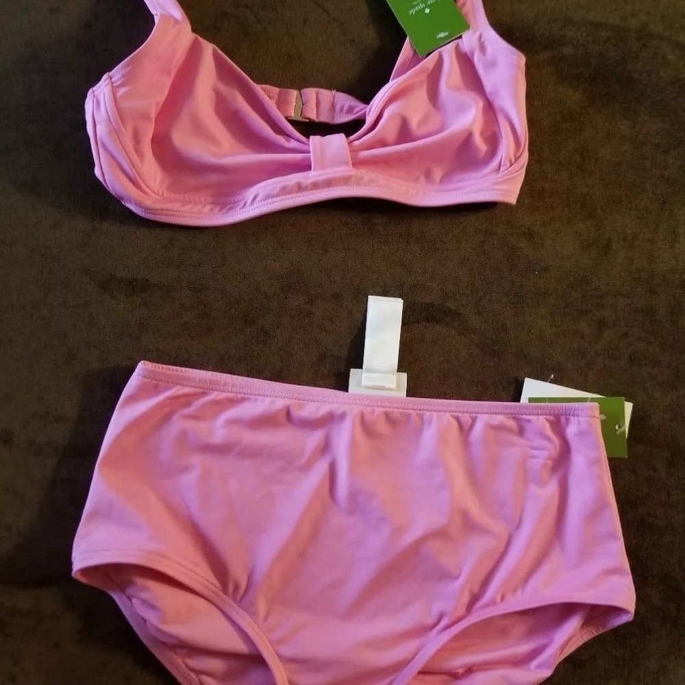 Kate Spade Georgica swim Medium pink NWT